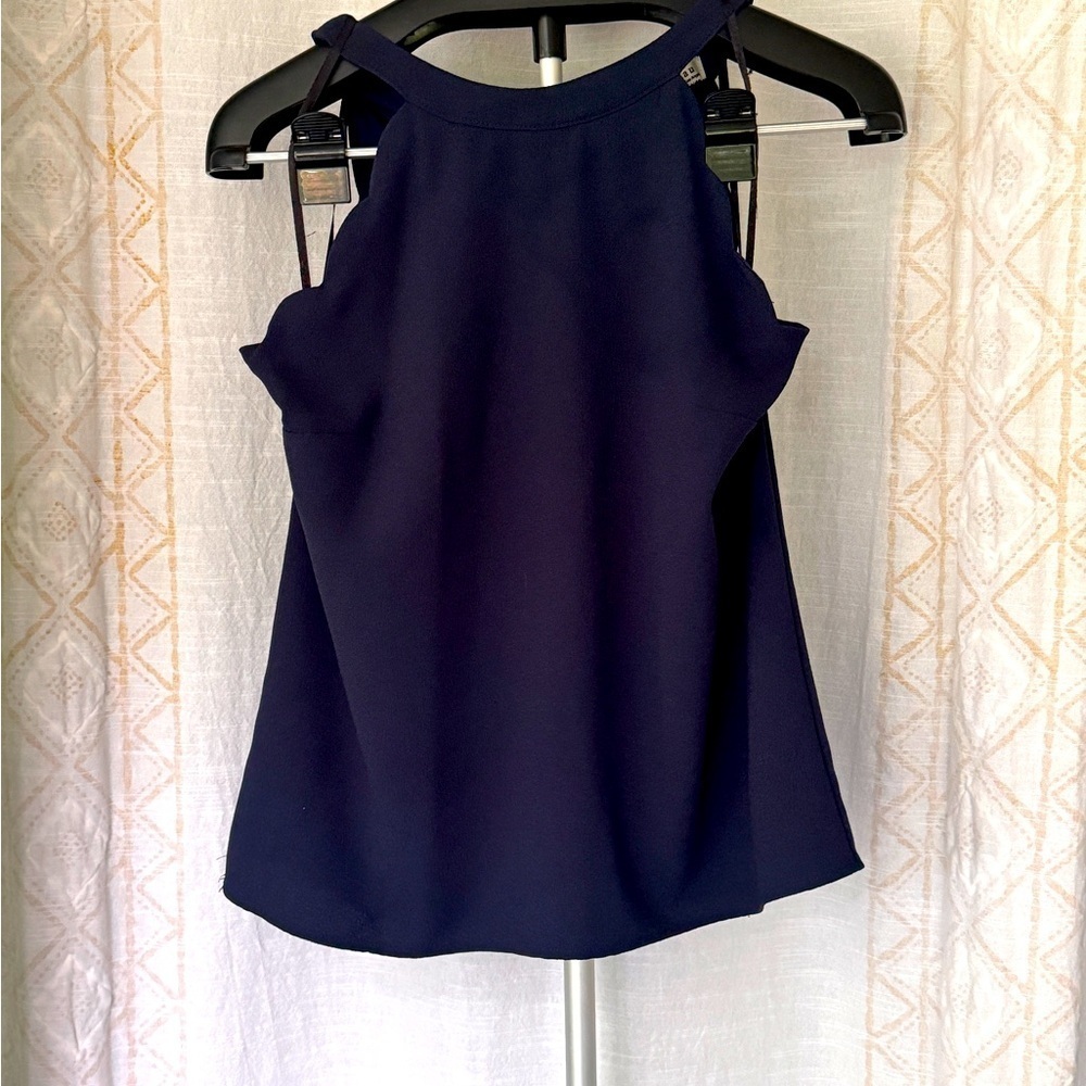 Scallop Edge Tank Monteau- Navy XL